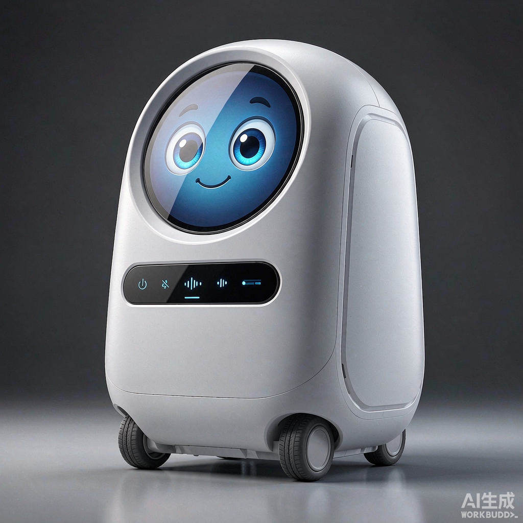 集东 D1 桌面机器人渲染图